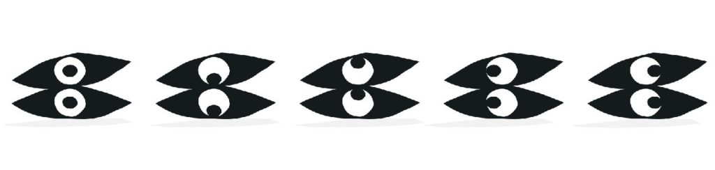 Stylized eyes