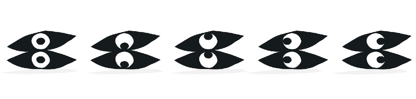 Stylized eyes