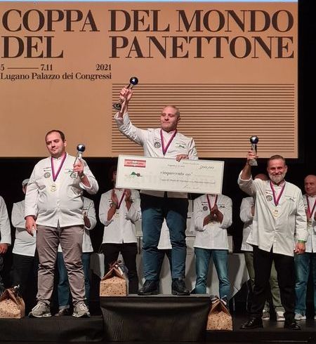 podio coppa del mondo del panettone